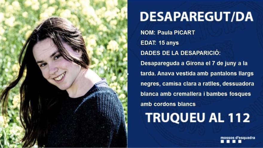 Desapareguda una noia de 15 anys a Girona