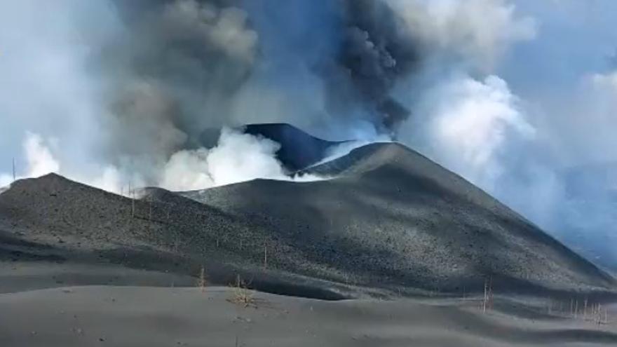 Flanco este del volcán de La Palma