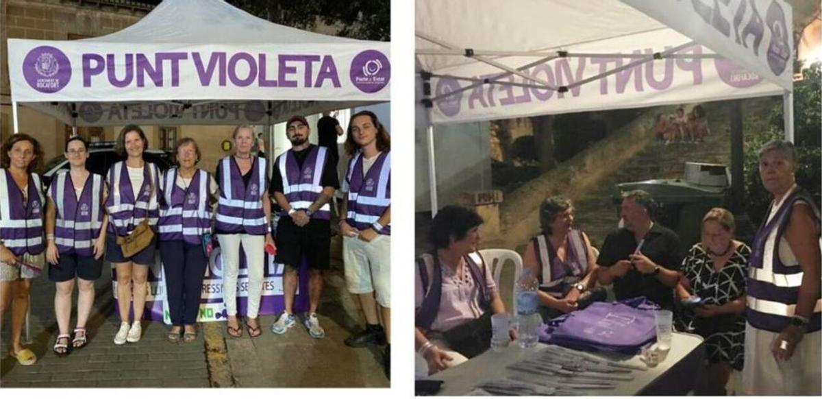 Punto Violeta instalado en los festejos del año pasado