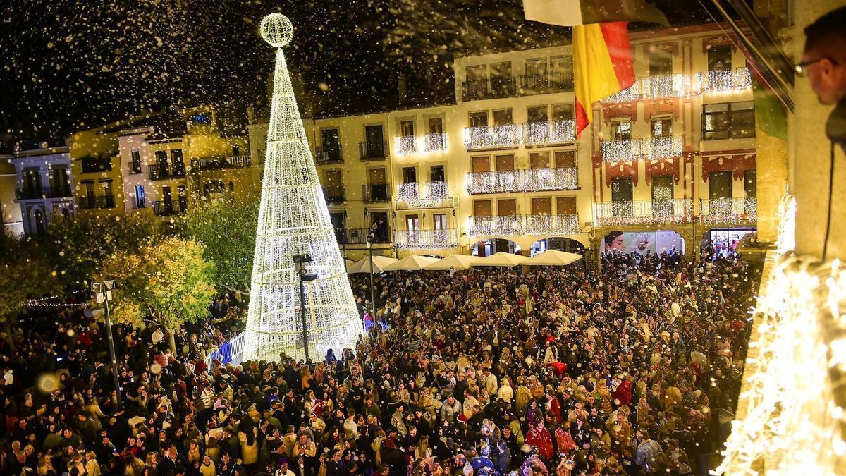 El encendido de la iluminación navideña de Plasencia será el 5 de diciembre.
