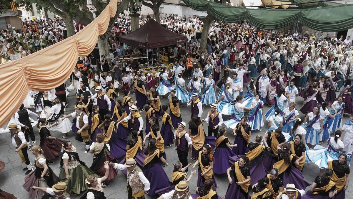 Plaça plena durant el Ball de Gitanes de l'any passat