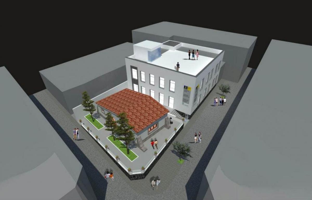 Infografía del nuevo edificio.