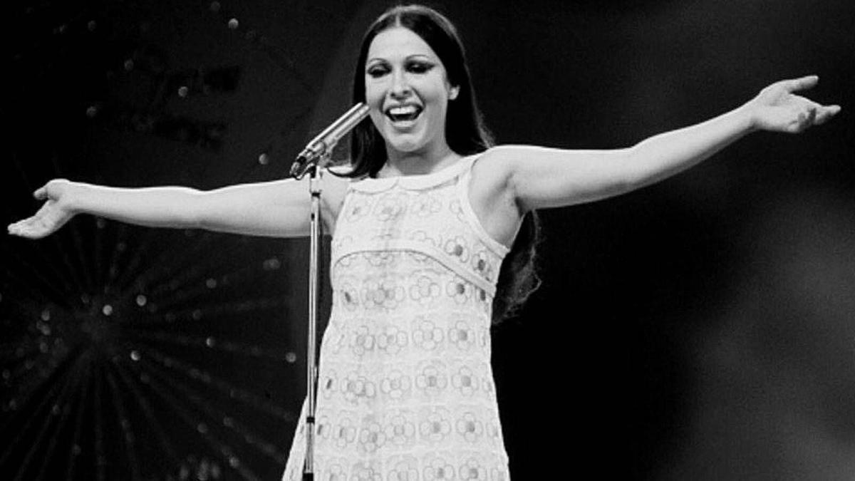 Massiel en Eurovisión, en 1968.