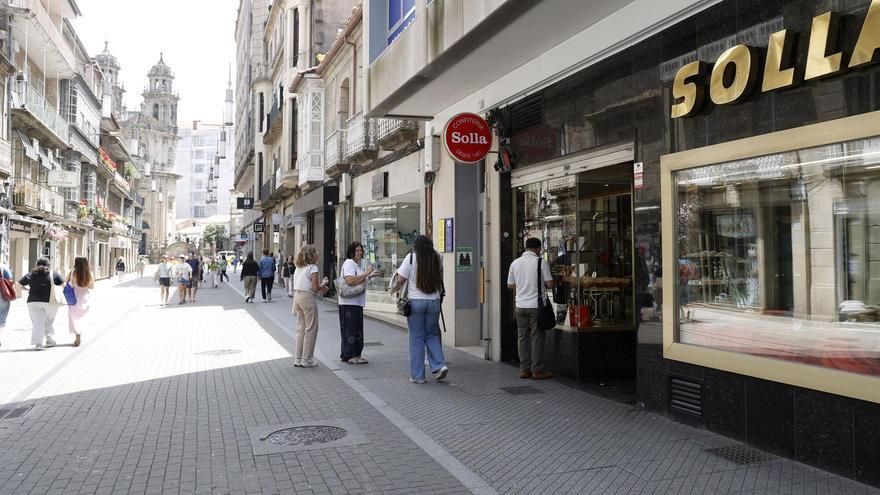 Calle Michelena, una de las arterias comerciales de la ciudad.
