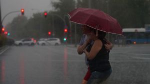 Tormenta y lluvia de verano