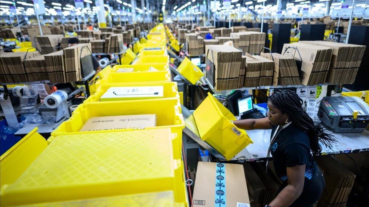 Centro de Amazon en Staten Island, Nueva York