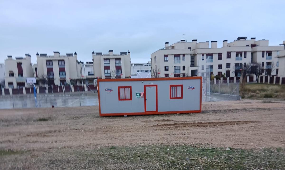 Avanzan las obras en el CPI Valdespartera III de Zaragoza.