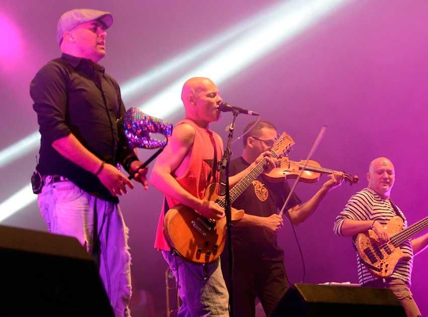 Celtas Cortos en concierto.