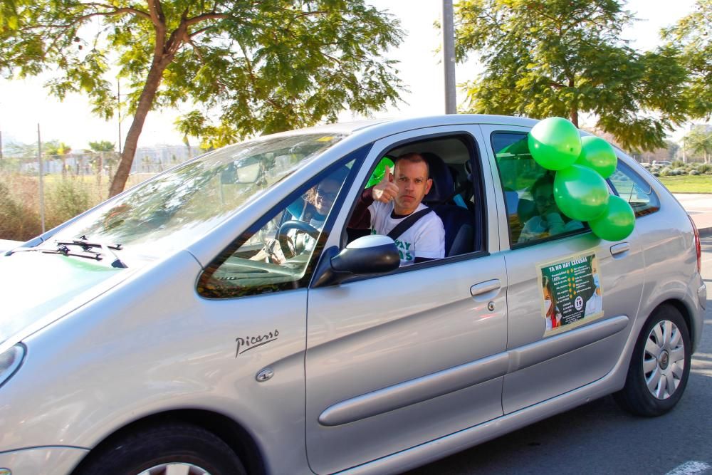 Una marcha teñida de verde y blanco para defender "el bien común"