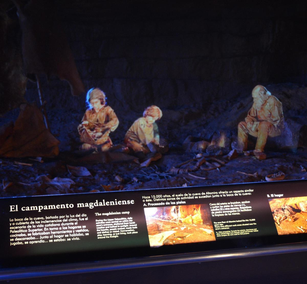 Más allá de las pinturas, también podrá aprender de la vida y ver restos de los tiempos del paleolítico