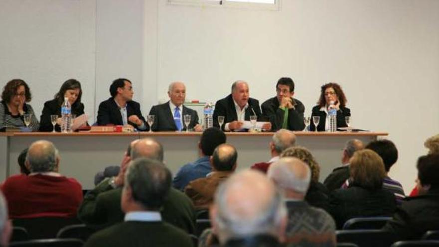 Imagen de la asamblea ordinaria de Murada Independiente, el pasado sábado.