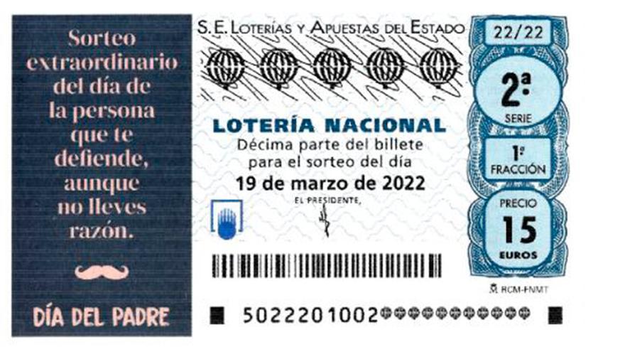 El segundo premio del sorteo del Día del Padre de la Lotería Nacional cae en Oviedo