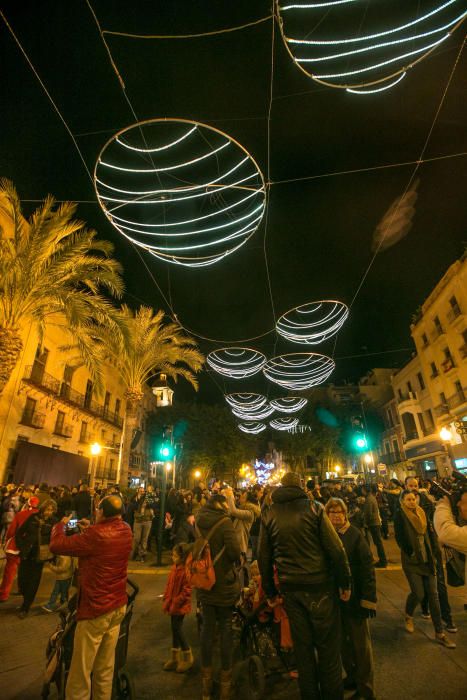 Elche inaugura el alumbrado de Navidad