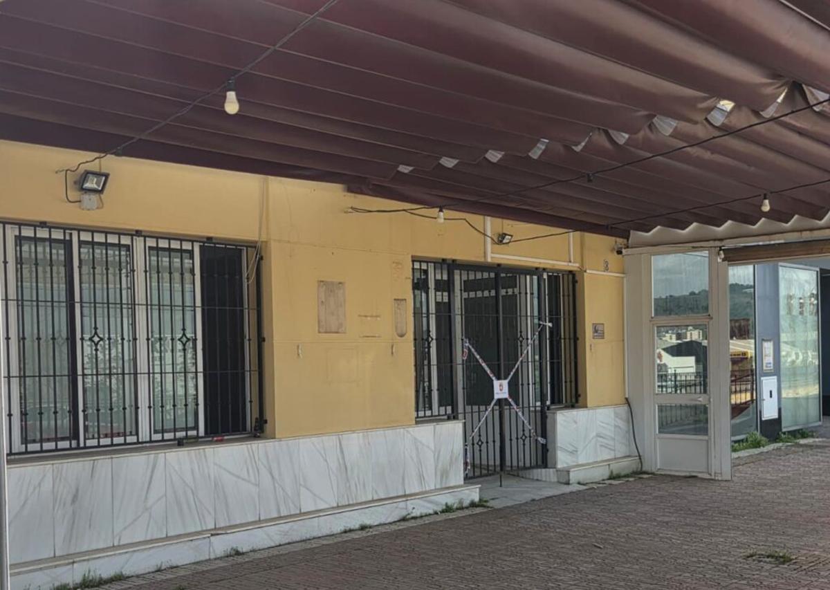 El local del polígono precintado