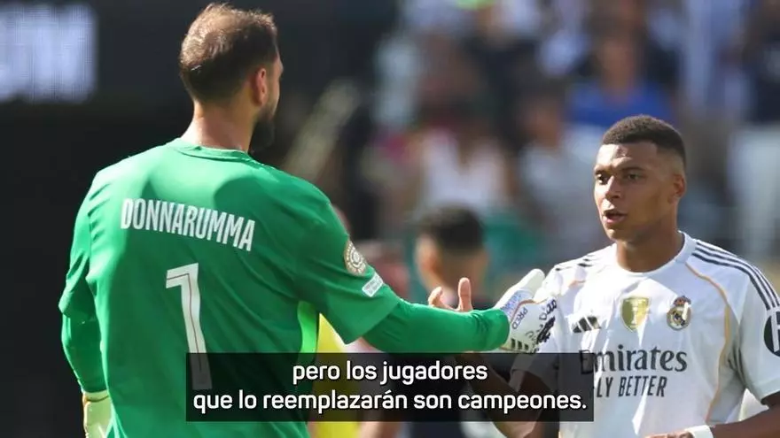 Donnarumma, sobre Mbappé: "Como portero, no enfrentarse a jugadores así puede ser una ventaja"