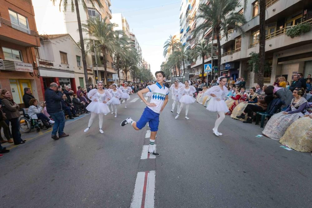 Cabalgata de disfraces de las Fallas de Gandia