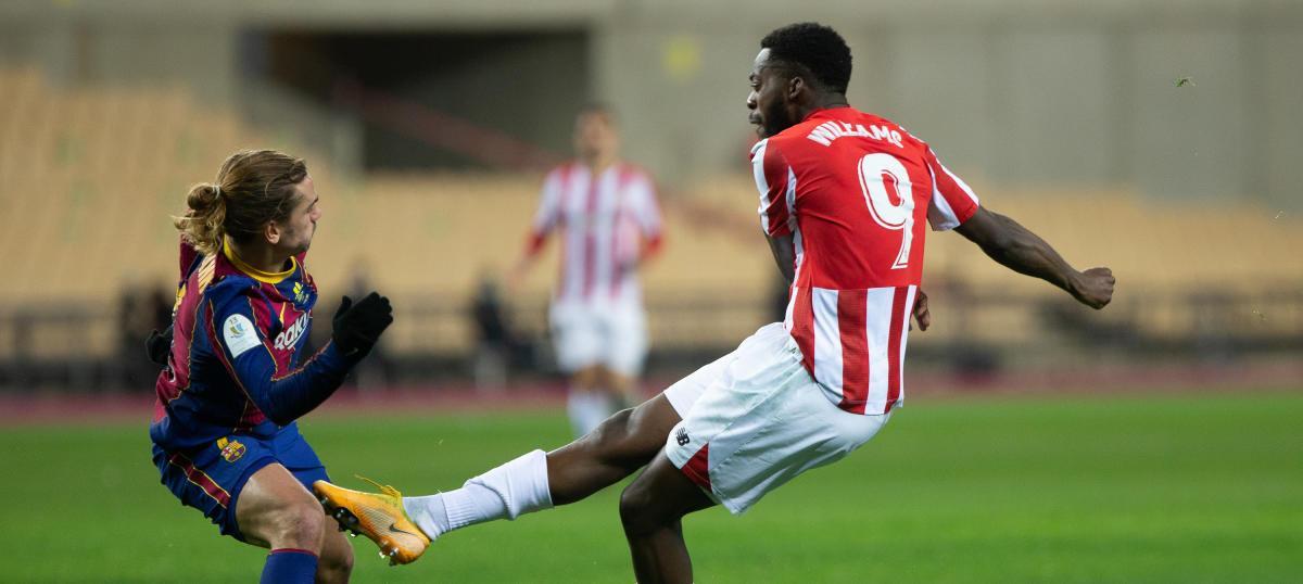 Iñaki Williams marcó un tanto en la prórroga.