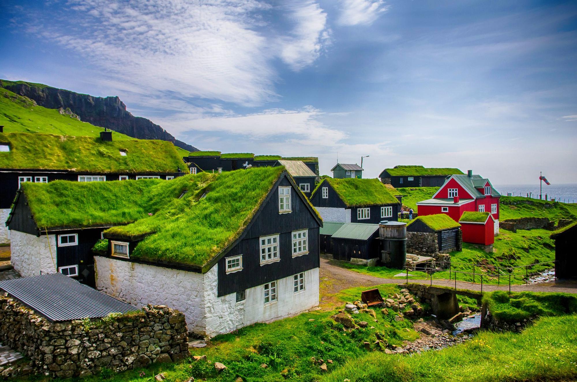 Así son los pueblos típicos de las islas Feroe