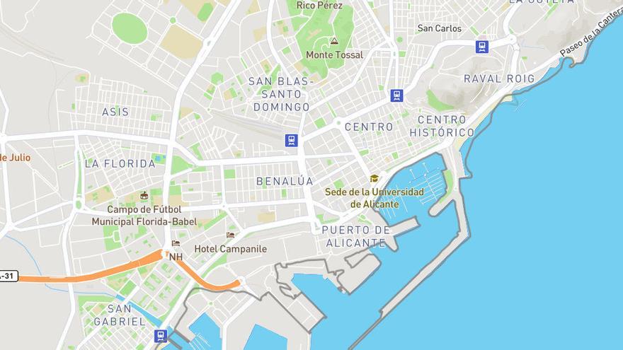 ¿Hasta dónde puedo salir a pasear o correr en la provincia de Alicante? Calcula 1 kilómetro desde casa