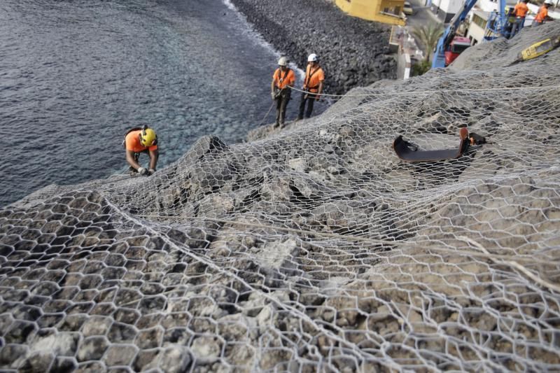 Zonas con riesgos de desprendimiento en Tenerife