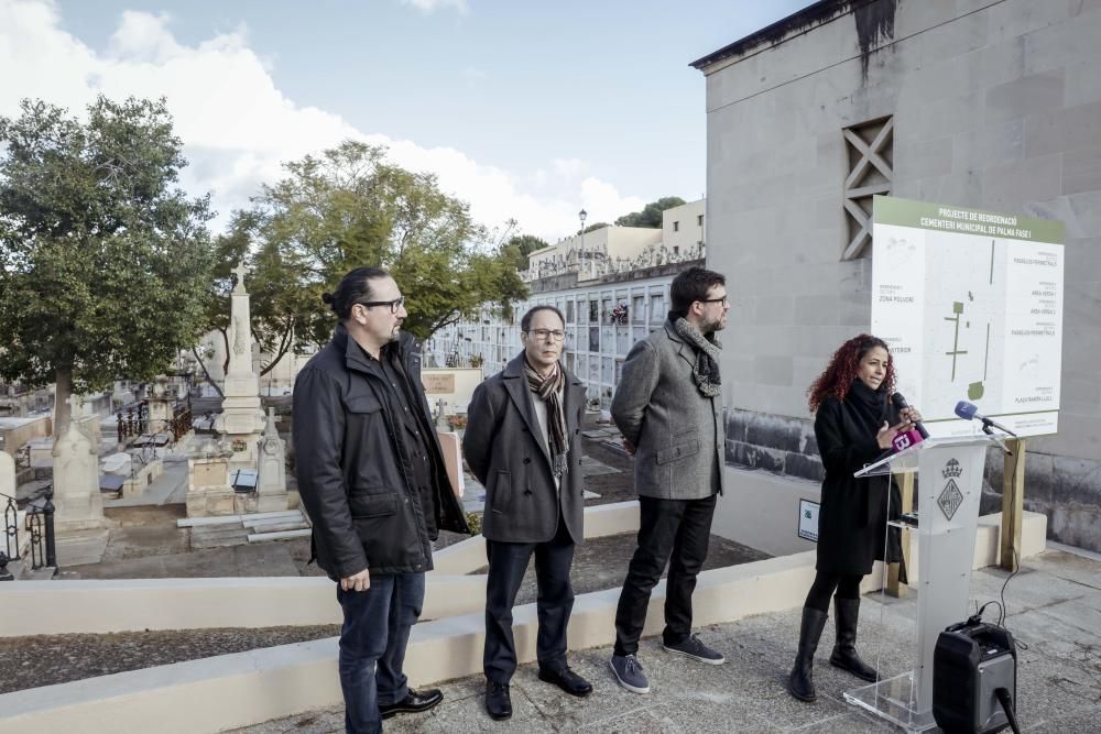 Comienzan las exhumaciones de 284 tumbas del cementerio antiguo de Palma