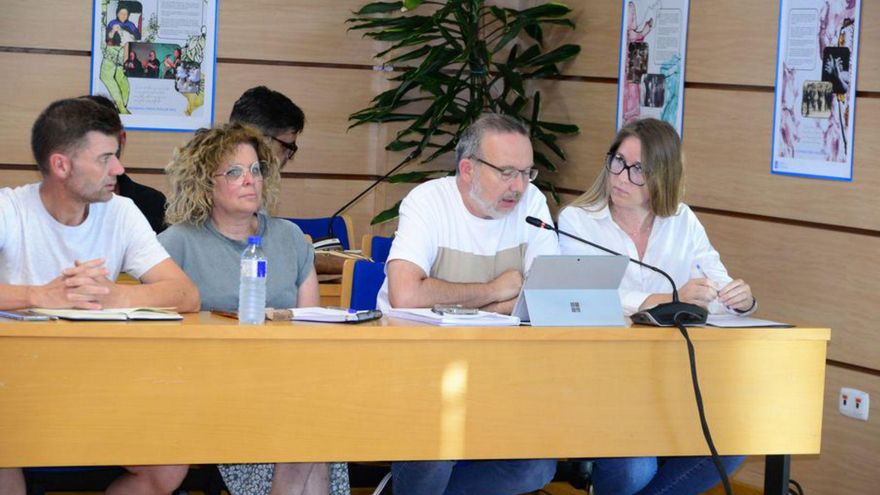 Ediles del PP moañés, en la sesión plenaria de junio. |  G.N.