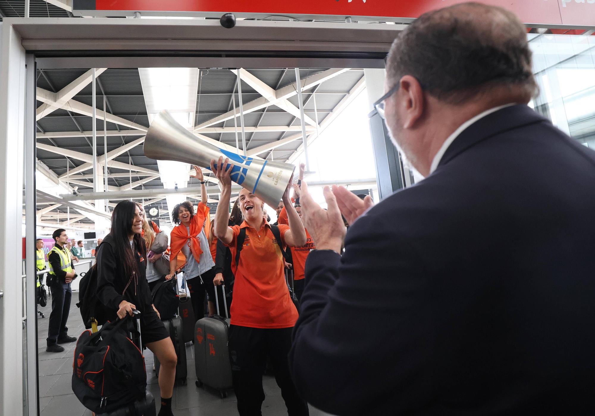 Así fue la llegada del Valencia Basket