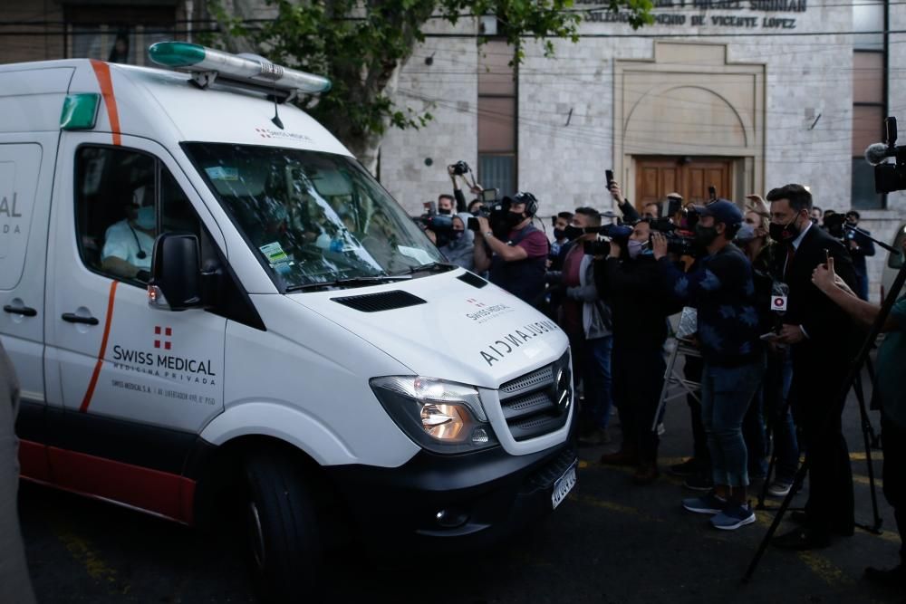 Maradona en el hospital