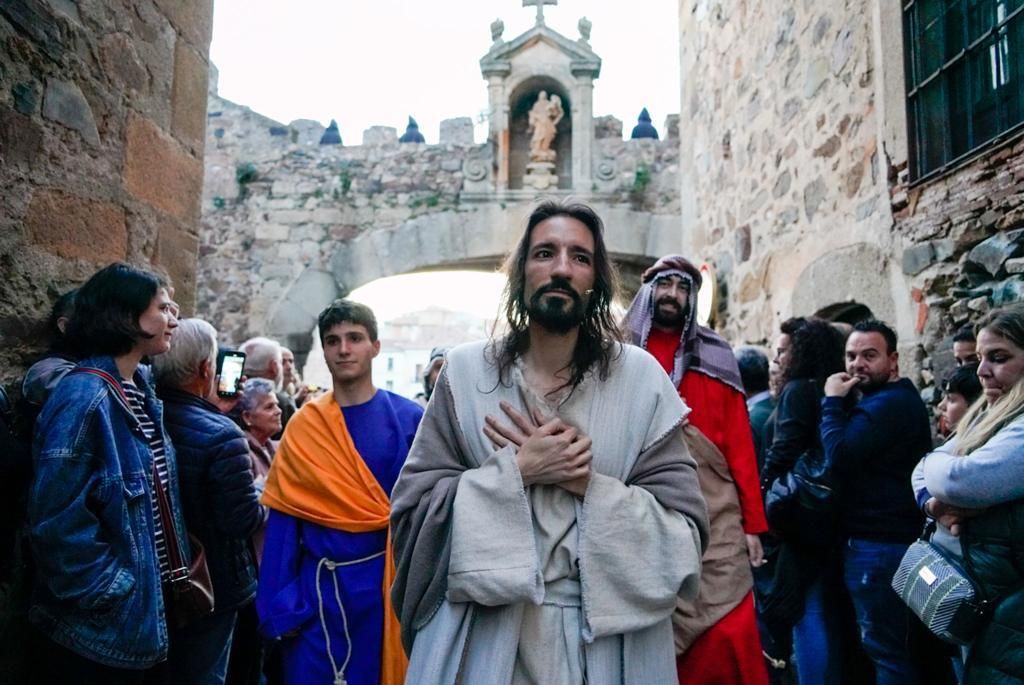 Las imágenes de la Pasión Viviente de Cáceres