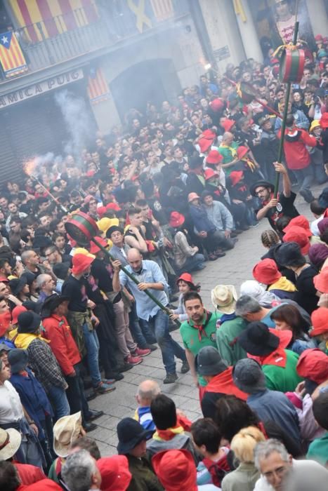 Inici de la Patum 2018 a la plaça de Sant Pere