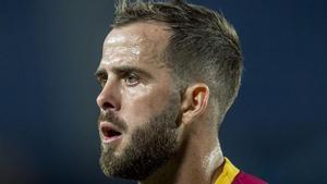 Pjanic, en un partido del Barça.