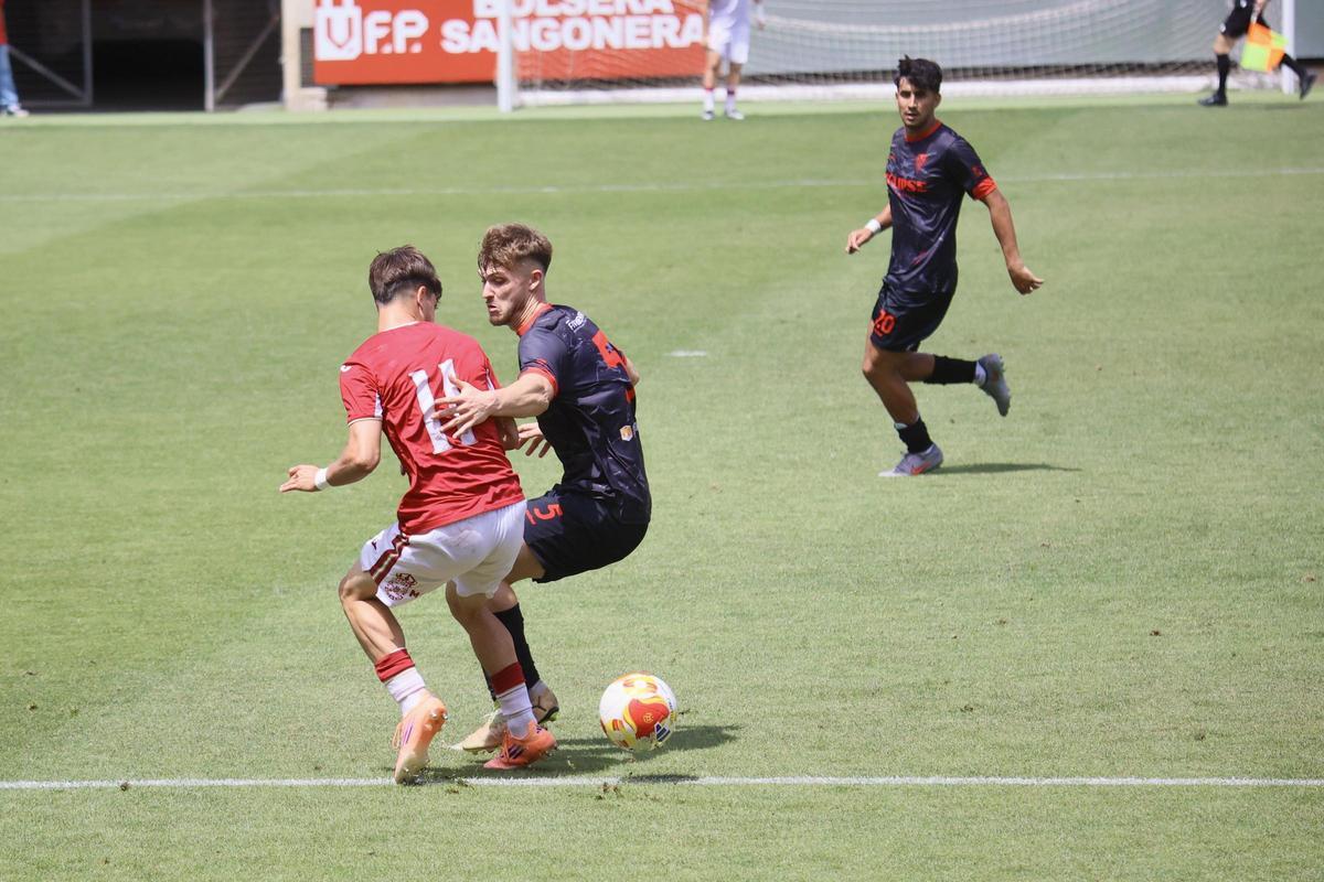 Las mejores imágenes del partido entre el Real Murcia Imperial y el Olímpico de Totana