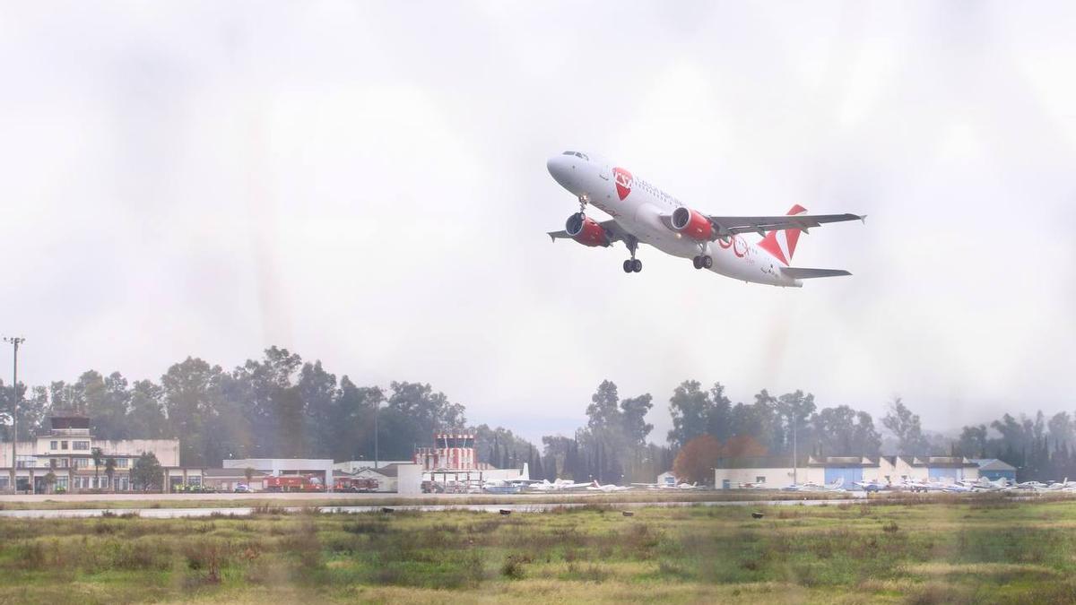 El vuelo a Praga despega del aeropuerto de Córdoba