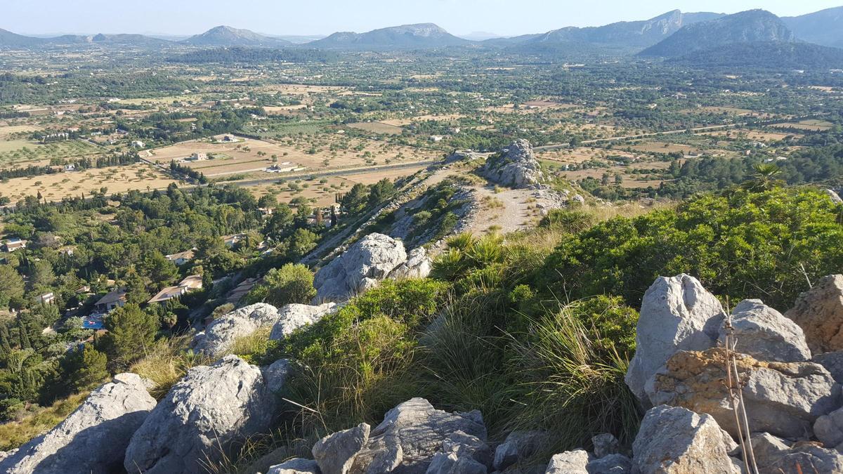 Imagen de la parte alta de la urbanización El Vilà de Pollença.