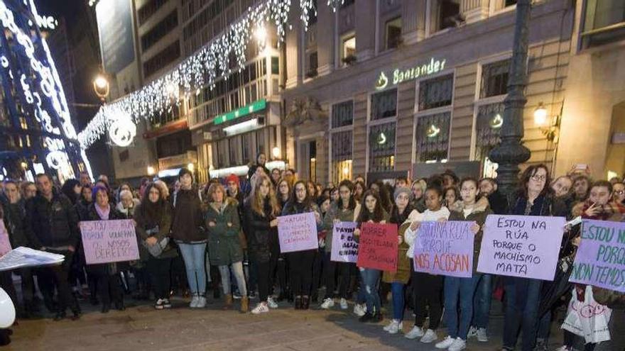 Concentración en el Obelisco contra los crímenes machistas.