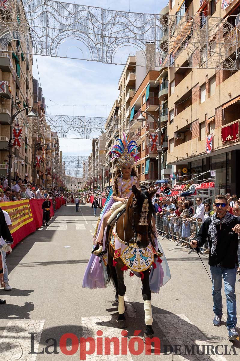 Desfile infantil del Bando Moro en las Fiestas de Caravaca