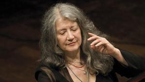 Martha Argerich, en el Palau de la Música.