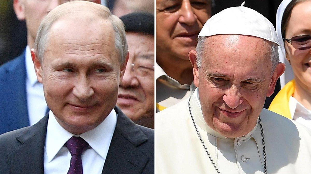 Putin y el papa Francisco