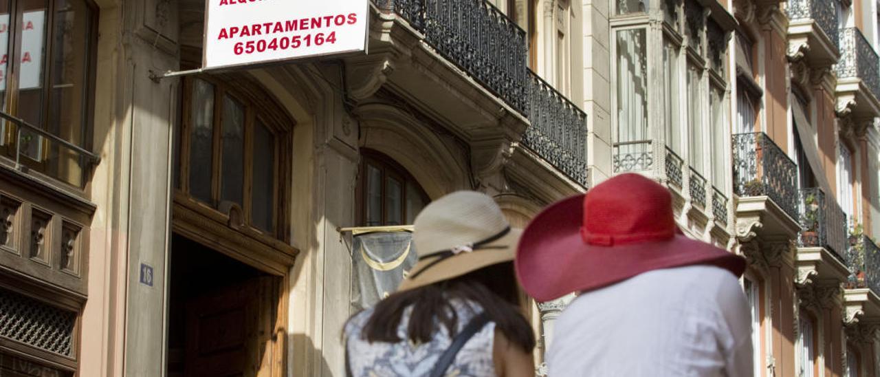 La rentabilidad de los pisos turísticos  de València crece un 36 % en dos años