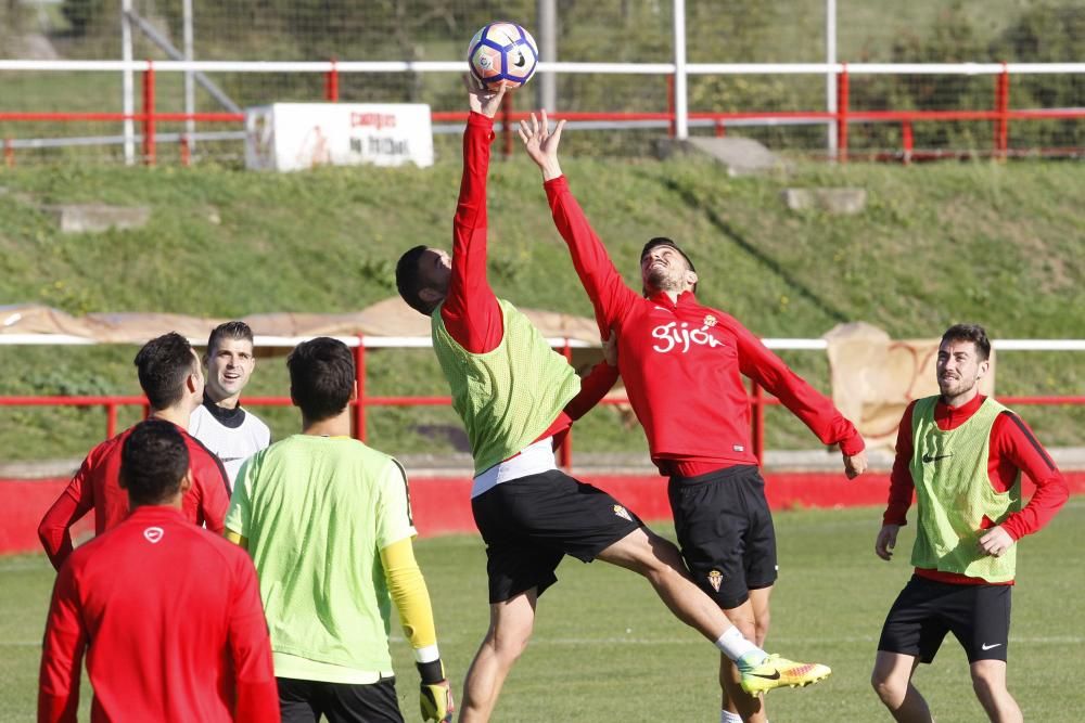 Entrenamiento del Sporting