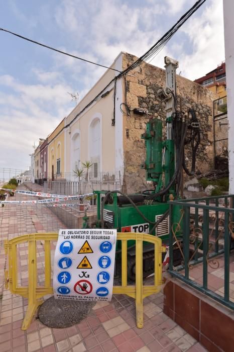 22-04-2019 LAS PALMAS DE GRAN CANARIA. Estado actual del derrumbe de Paseo de Chill  | 22/04/2019 | Fotógrafo: Andrés Cruz