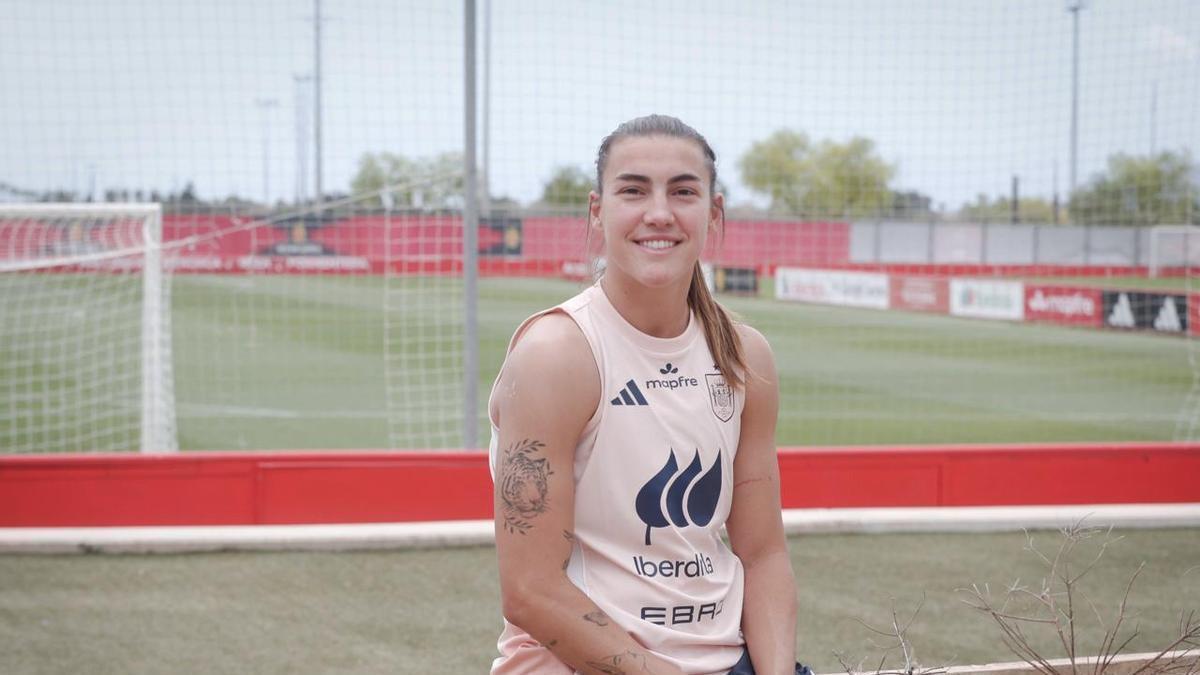 Patri Guijarro, sobre los tuits y fotos que cuelga en el vestuario: "Son pequeños incentivos que ayudan a mantener el foco y la motivación durante la semana"