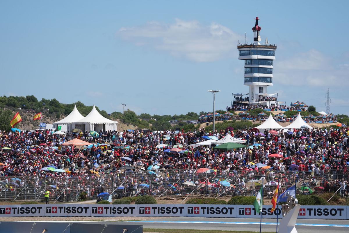 Las imágenes de la carrera de MotoGP en Jerez.