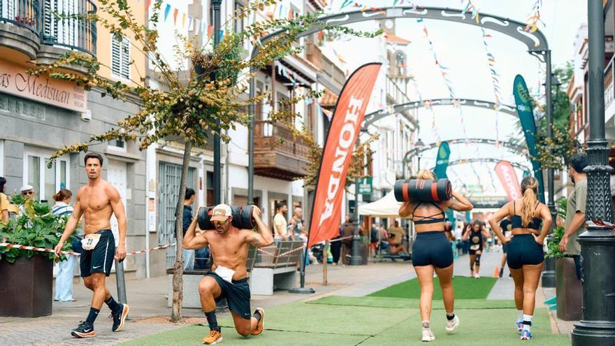 Fuerza, resistencia y adrenalina: Moya convierte su casco histórico en un gimnasio al aire libre