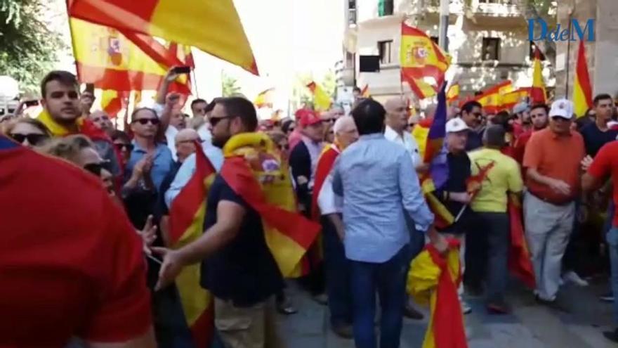 Zwischenfälle bei Anti-Separatismus-Demo in Palma