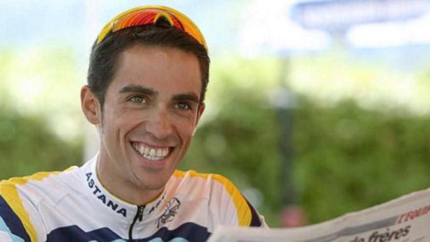 Alberto Contador a Oscar Freire: &quot;Qué clase tienes&quot;