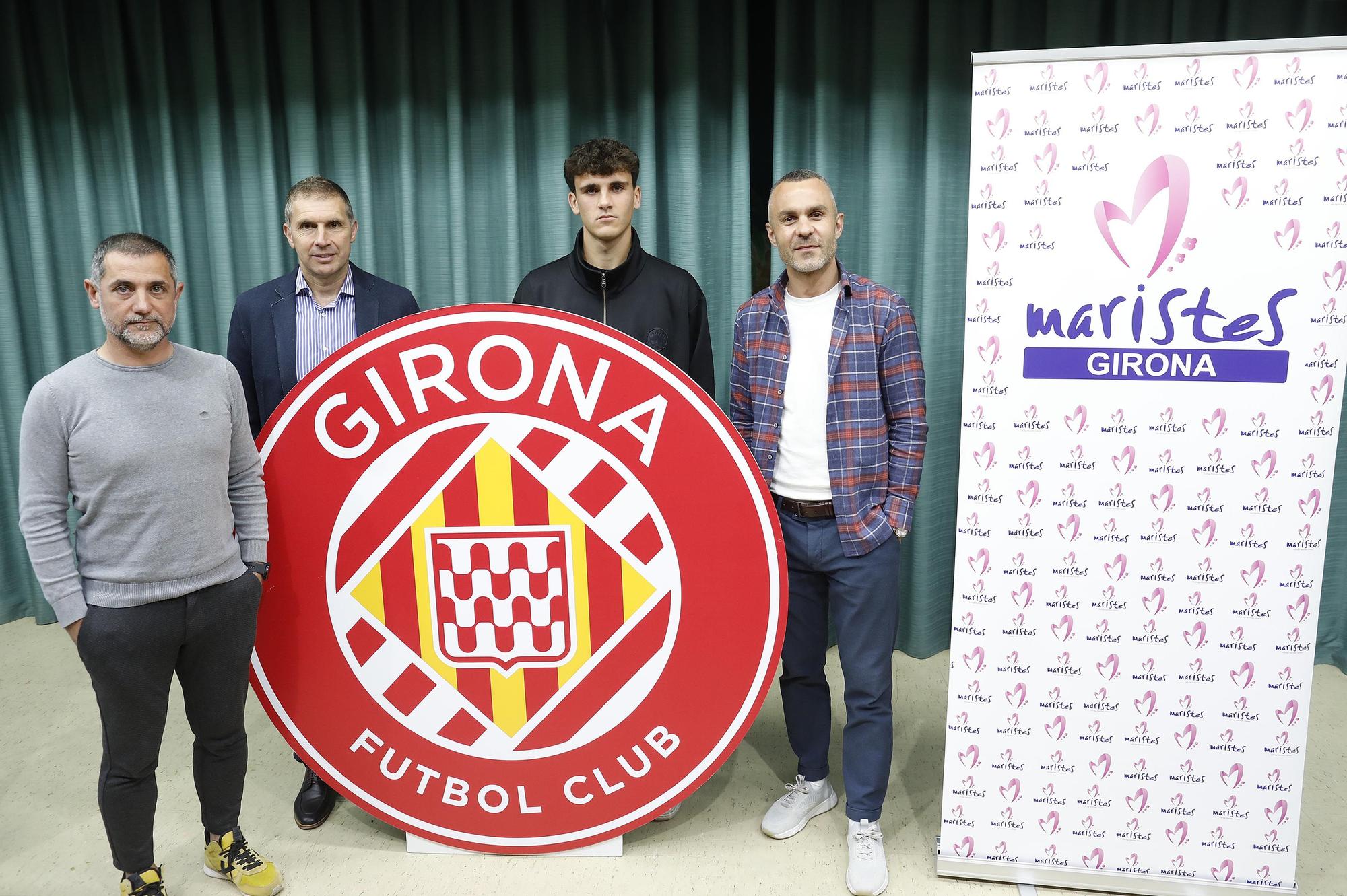 La xerrada dels jugadors històrics del Girona en imatges