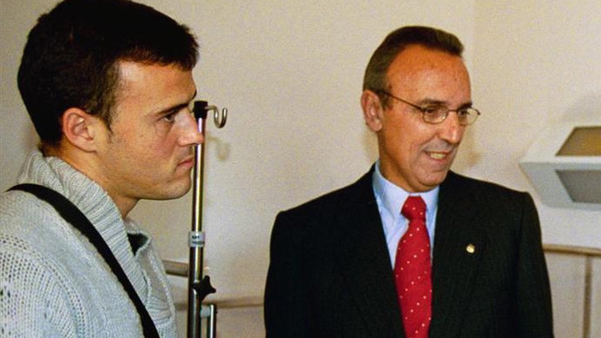 Gaspart conoce bien a Luis Enrique de su etapa como presidente del Barça