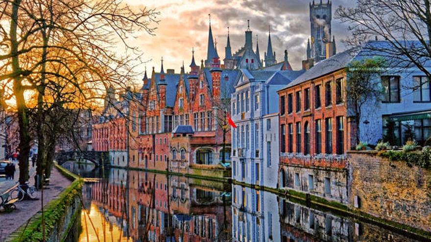 Imagen de la ciudad de Brujas.