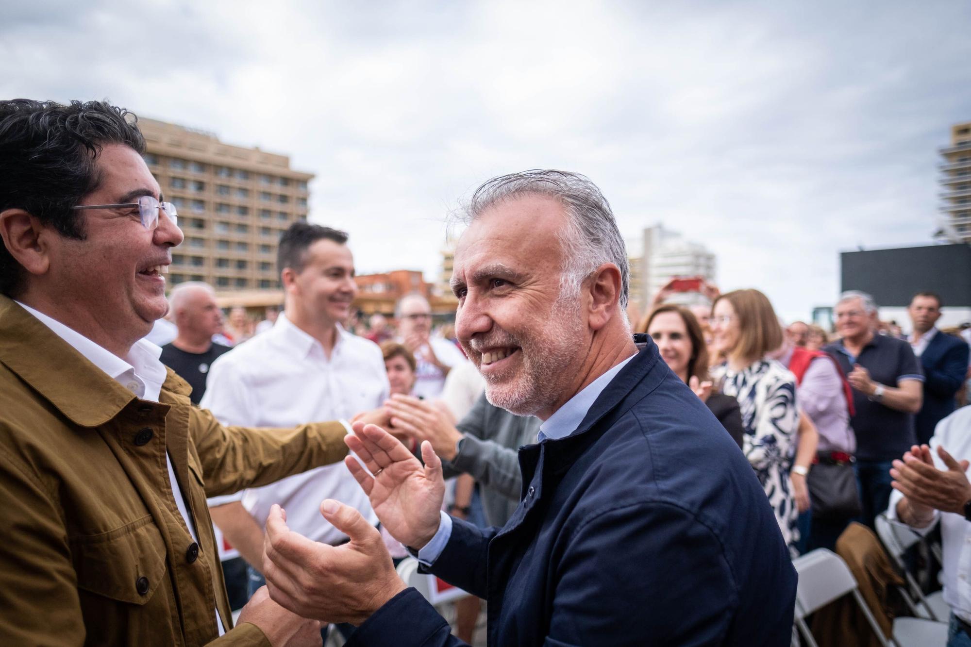 El PSOE presenta las candidaturas por la isla de Tenerife.